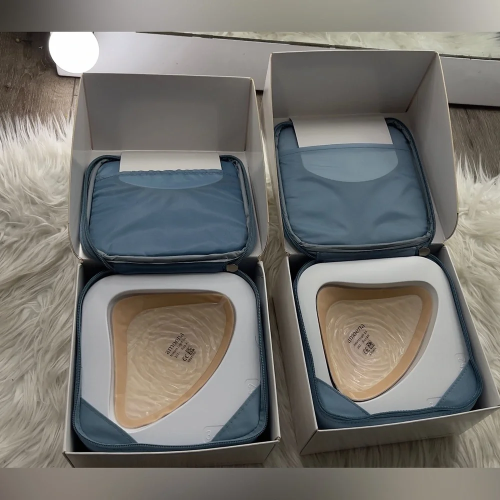 Amoena pair Natura Light 2A Breast Form - Tawny - Picture 1 of 9
